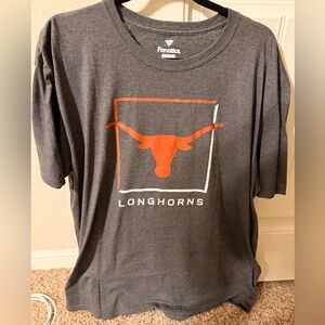 Fanatics Charcoal and Orange Longhorns Tee